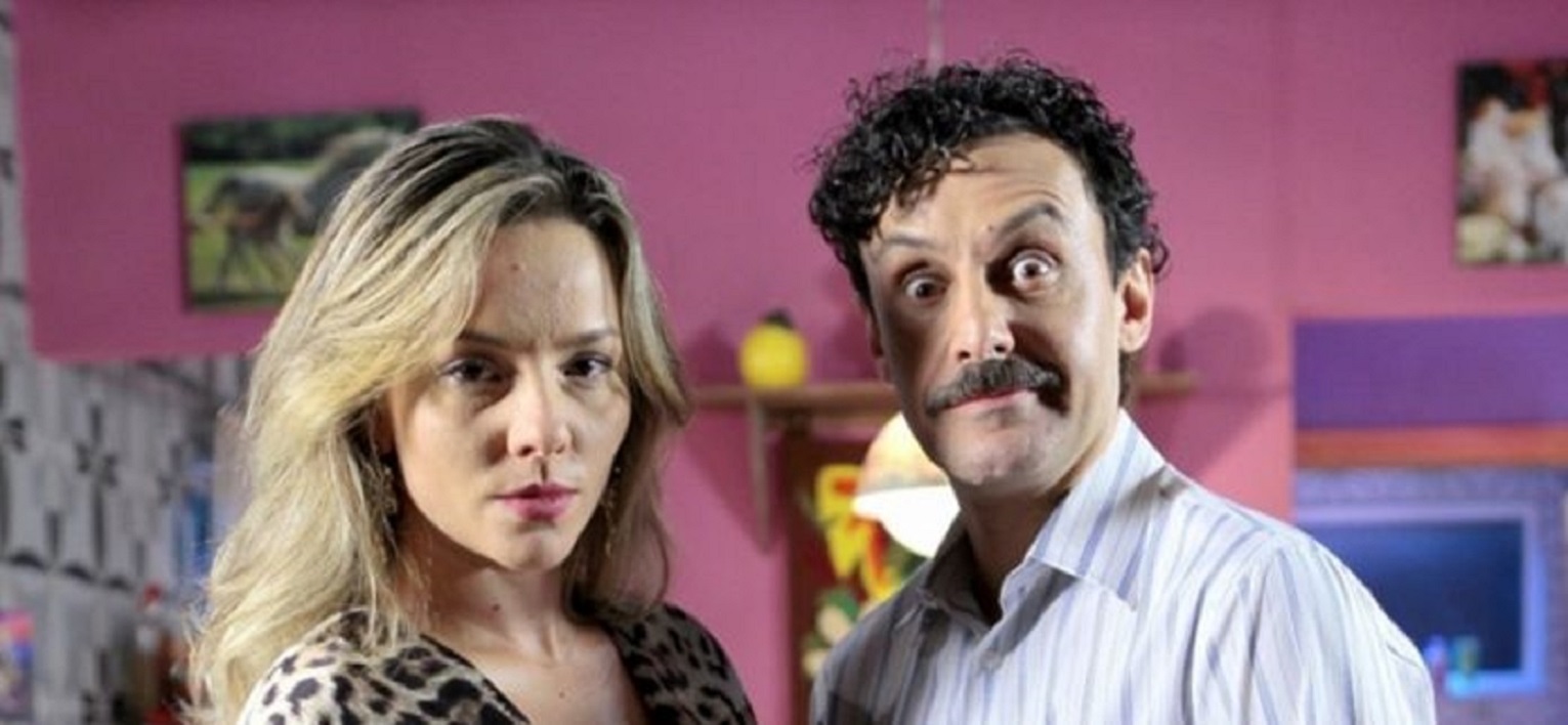 Arlete (Letícia Tomazella) e Lindomar (Ivan Parente) em As Aventuras de Poliana