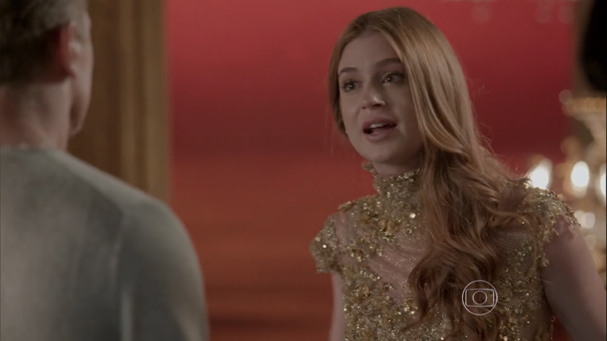 Arthur (Fábio Assunção) e Eliza (Marina Ruy Barbosa) em Totalmente Demais