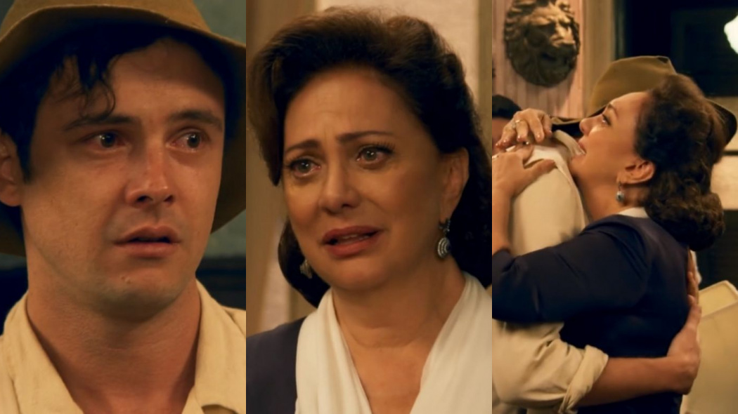 Candinho (Sergio Guizé) e Anastácia (Eliane Giardini) de Êta Mundo Bom!