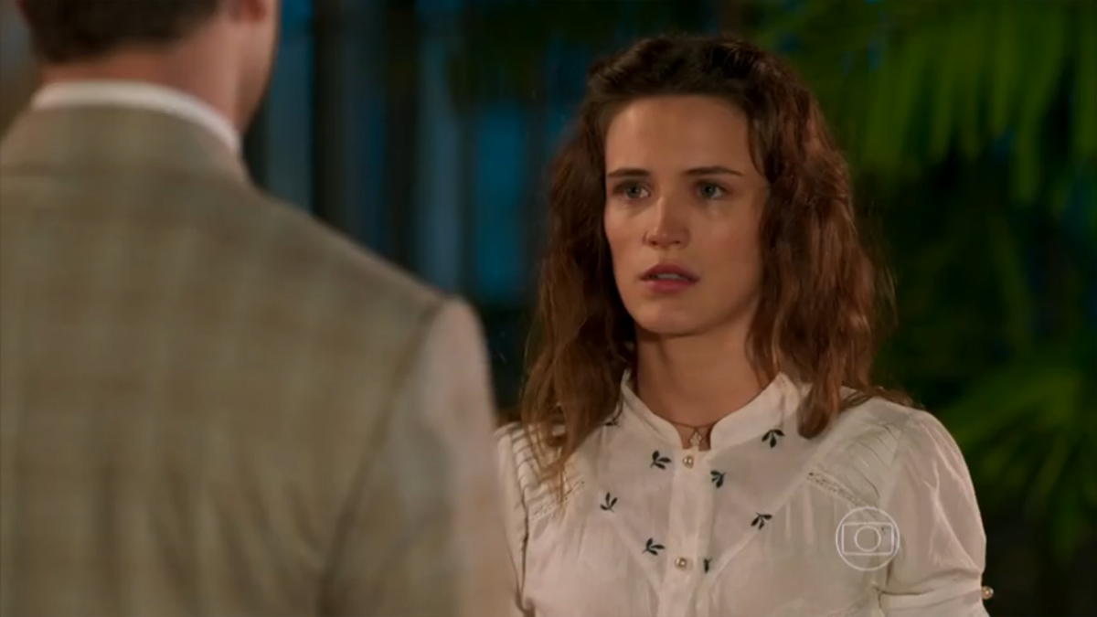 Celso (Rainer Cadete) e Maria (Bianca Bin) em Êta Mundo Bom!