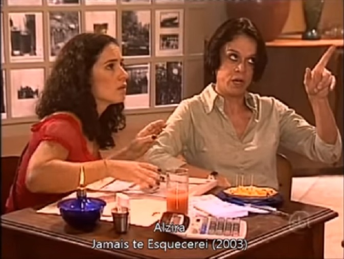Clarisse Abujamra como Alzira em Jamais Te Esquecerei