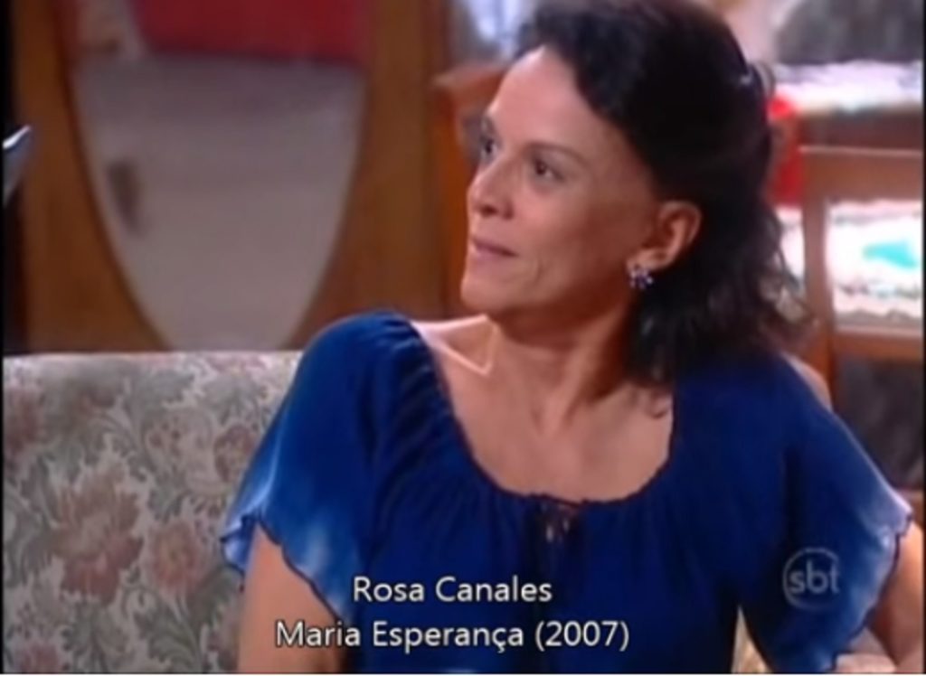 Clarisse Abujamra como Rosa Canales em Maria Esperança