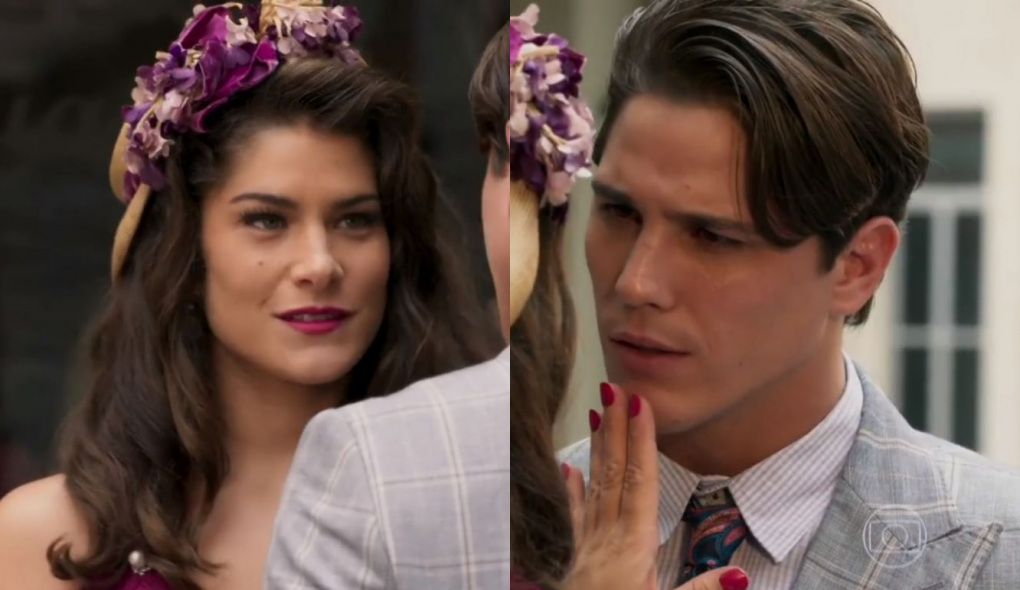 Diana (Priscila Fantin) e Braz (Romulo Arantes Neto) de Êta Mundo Bom!