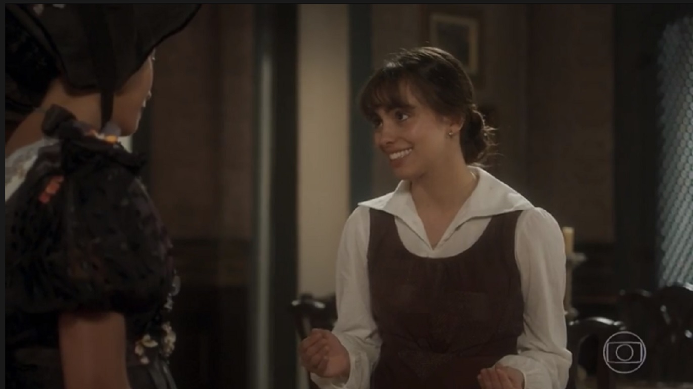 Diara (Sheron Menezzes) e Cecília (Isabella Dragão) em Novo Mundo