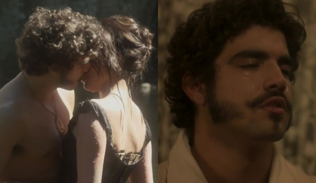 Dom Pedro (Caio Castro) e Domilita (Agatha Moreira) de Novo Mundo