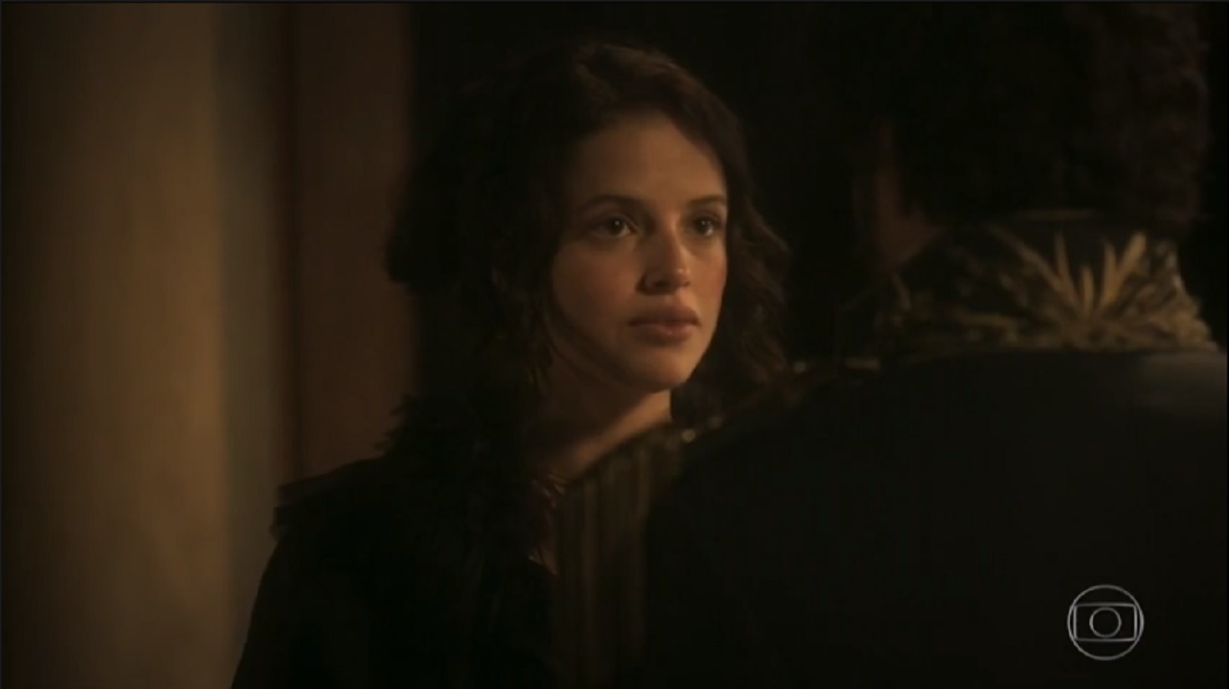 Domitila (Ágatha Moreira) e Dom Pedro (Caio Castro) em Novo Mundo