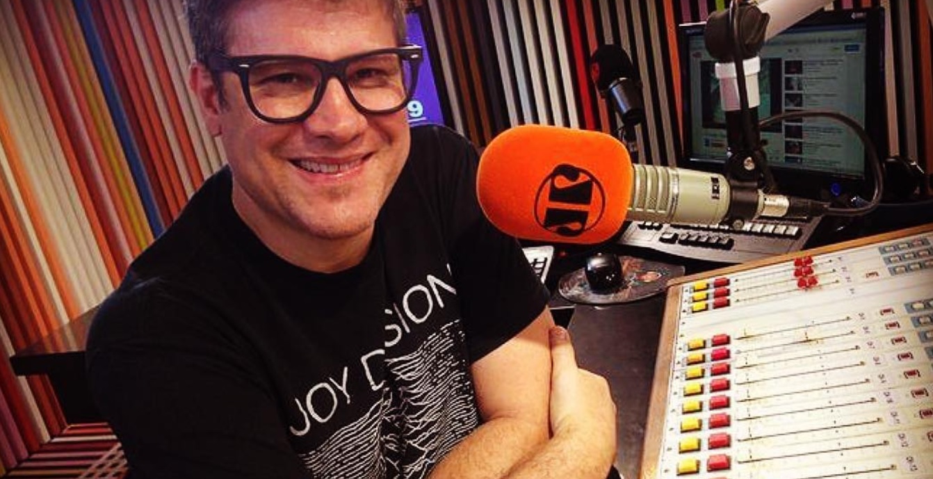 Edgard Piccoli na rádio Jovem Pan