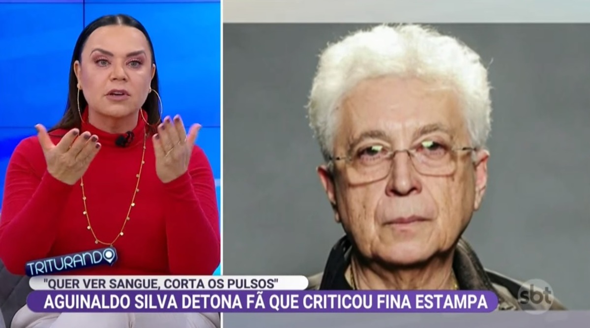Flor Fernandez criticou Aguinaldo Silva no Triturando