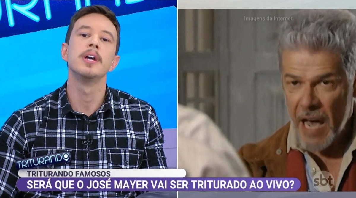 Gabriel Cartolano falou sobre José Mayer no Triturando