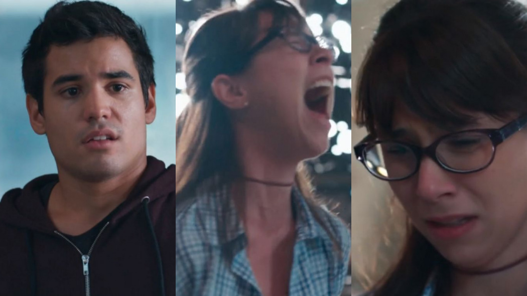 Guto (Bruno Gadiol) e Benê (Daphne Bozaski) de Malhação - Viva a Diferença