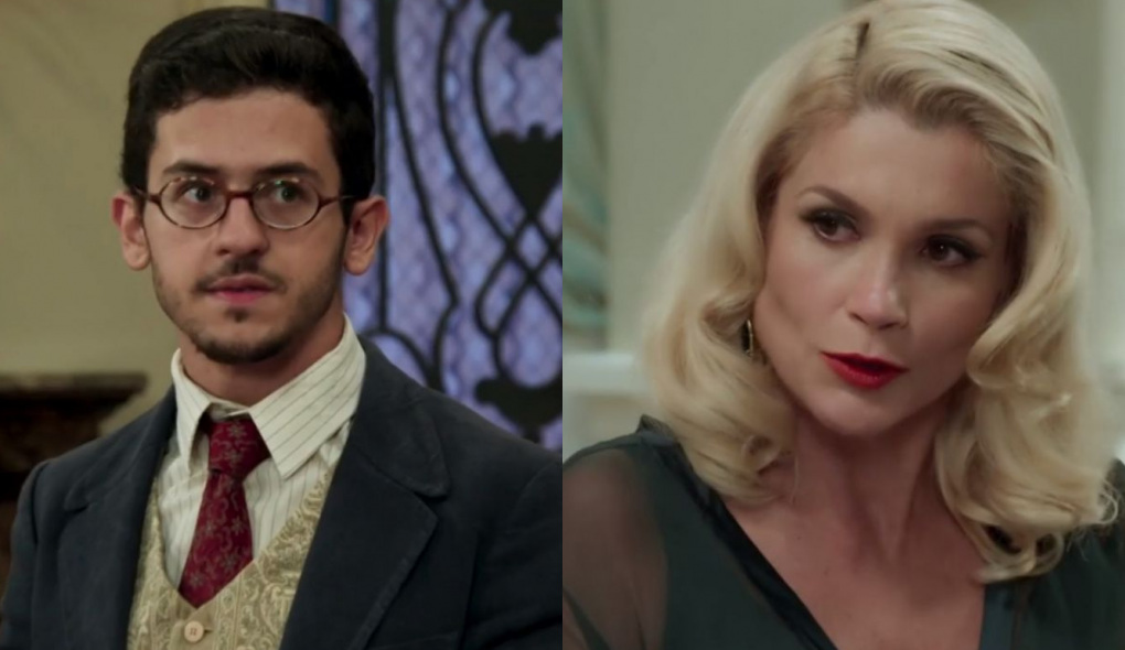 Jack (David Lucas) e Sandra (Flávia Alessandra) de Êta Mundo Bom!