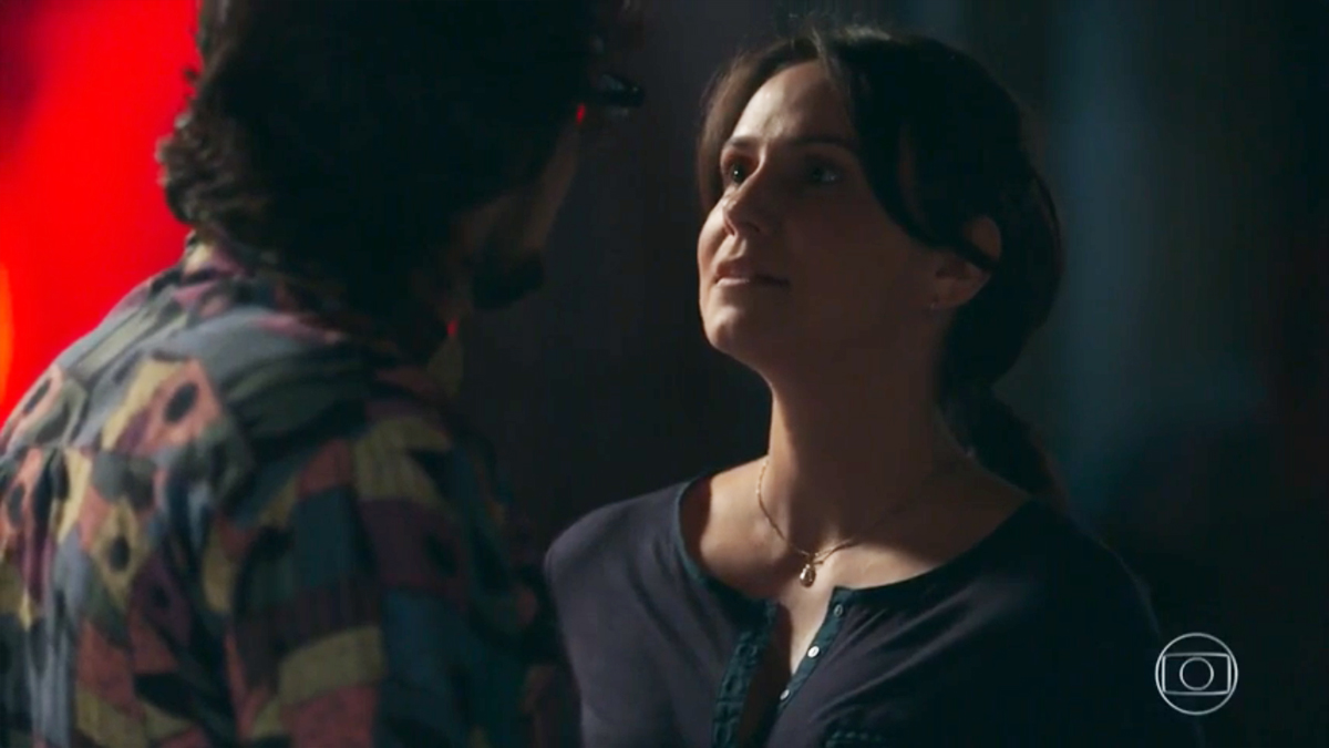Josefina (Aline Fanju) e Roney (Lúcio Mauro Filho) em Malhação