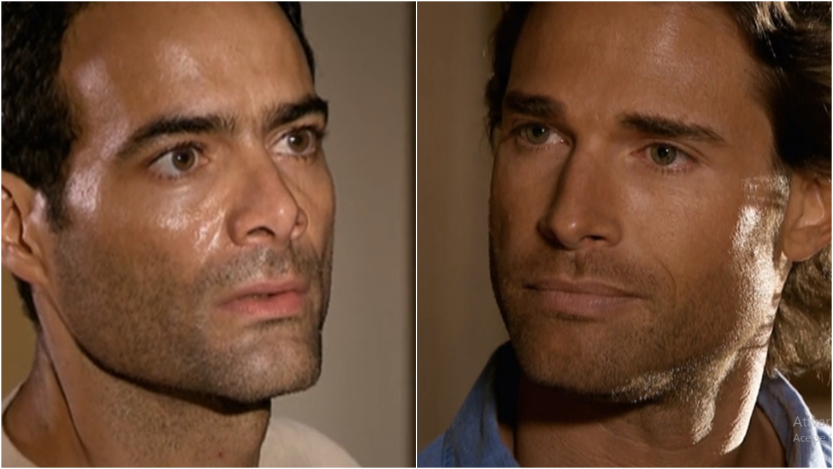 José Luis e Alessandro se conhecem (Reprodução: SBT)