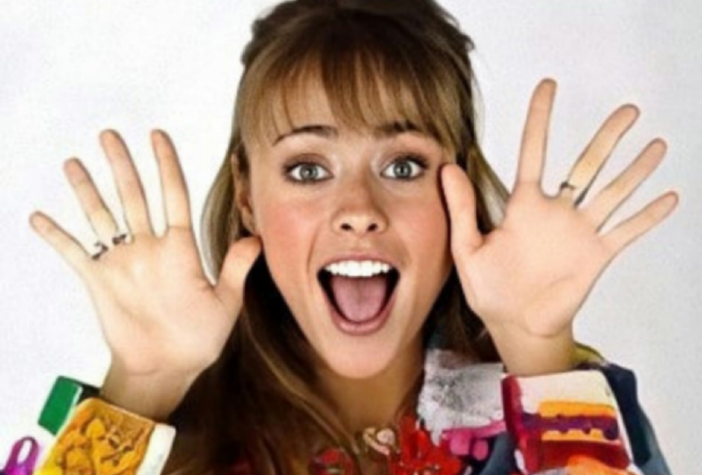 Juliana Silveira como Maria Flor, a protagonista de Floribella