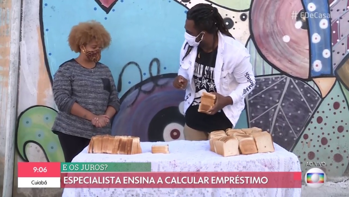 Manoel Soares com economista no É de Casa