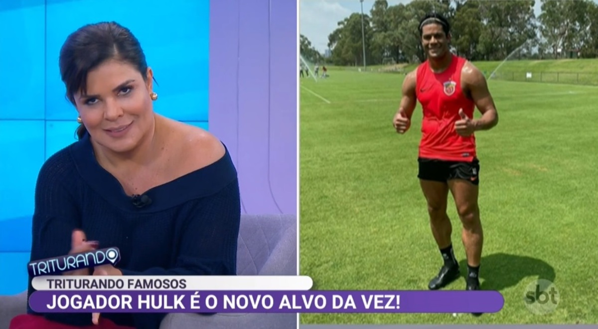 Mara Maravilha fala sobre o jogador Hulk no Triturando