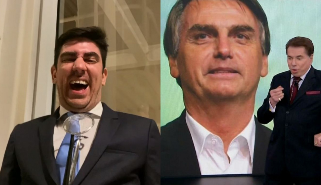 Marcelo Adnet imitou Silvio Santos no Encontro