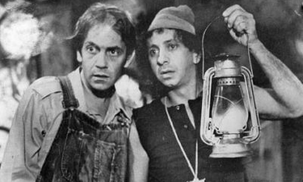 Paulo José e Flávio Migliaccio como Shazan e Xerife nos anos 70
