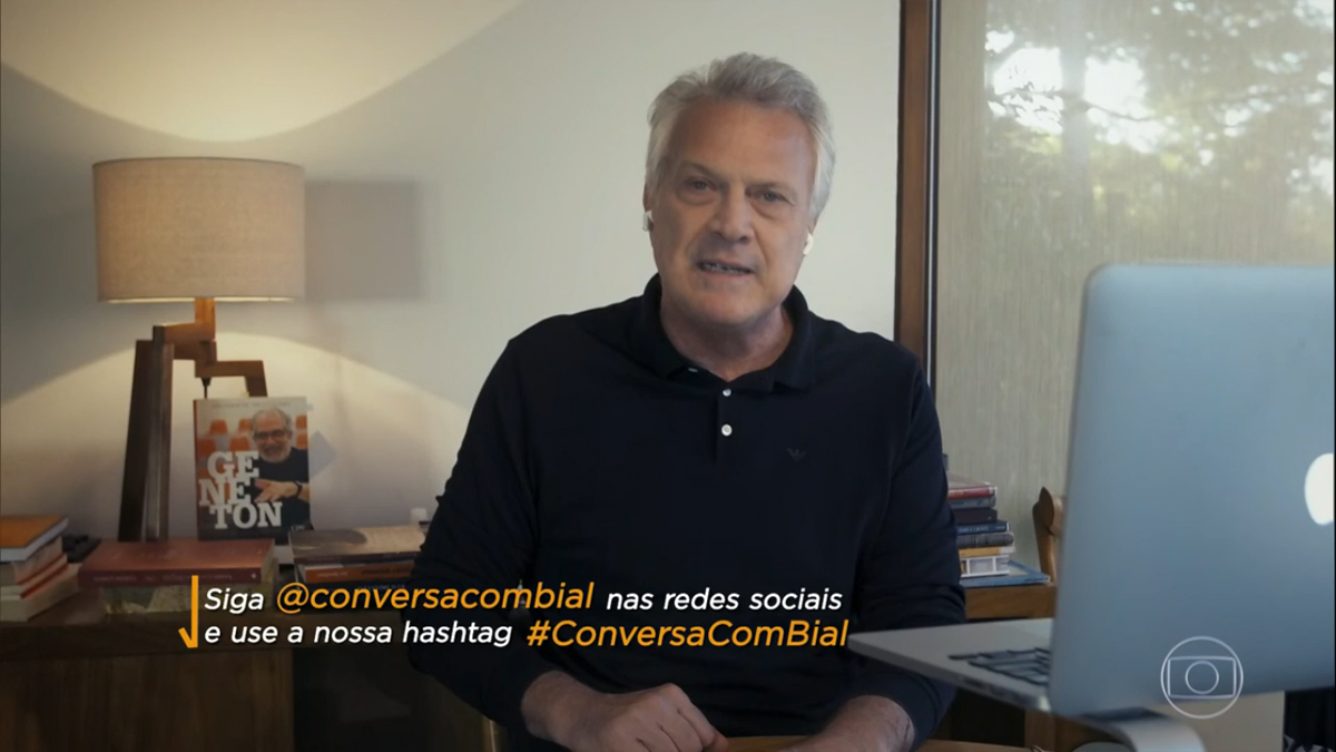 Pedro Bial no Conversa com Bial