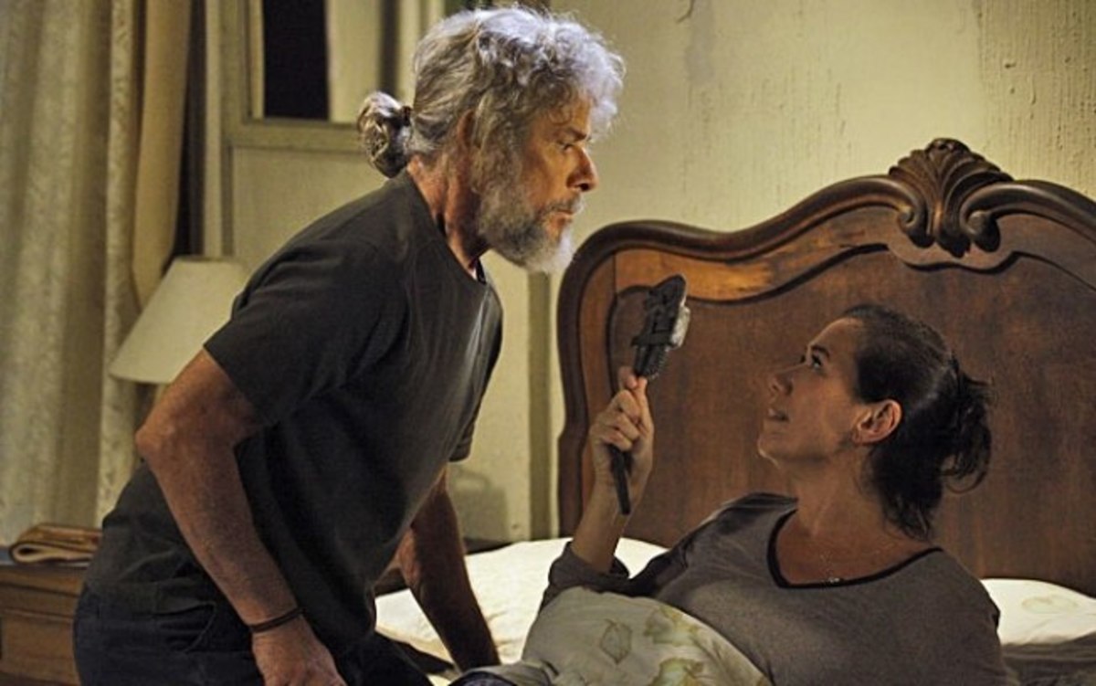 Pereirinha (José Mayer) e Griselda (Lilia Cabral) de Fina Estampa