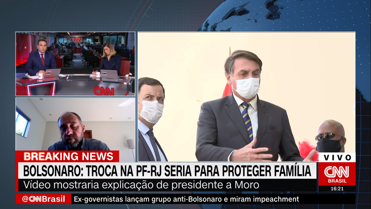 Reinaldo Gottino e Daniela Lima na CNN Brasil