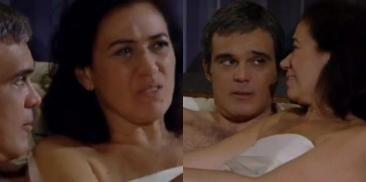 René (Dalton Vigh) e Griselda (Lilia Cabral) de Fina Estampa