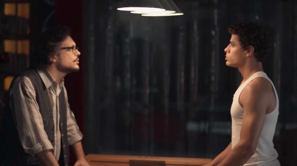 Roney (Lúcio Mauro Filho) e Tato (Matheus Abreu) de Malhação - Viva a Diferença