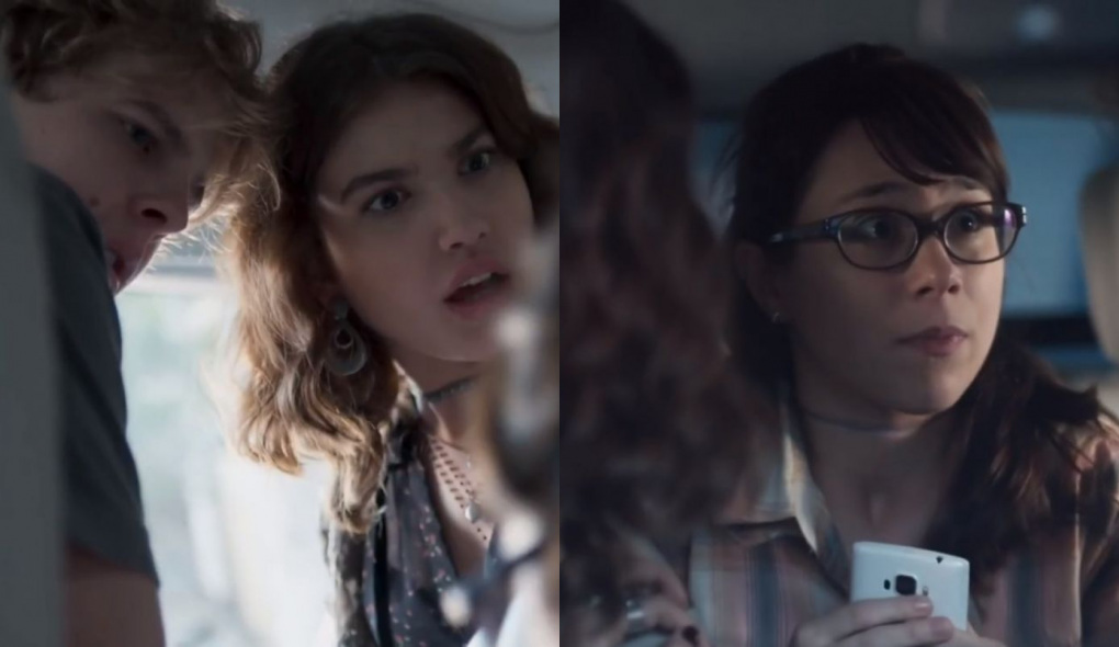 Samantha (Giovanna Grigio), MB (Vinicius Wester) e Benê (Daphne Bozaski) de Malhação – Viva a Diferença