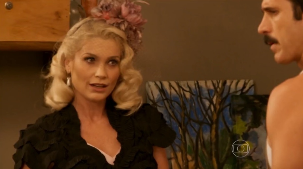 Sandra (Flávia Alessandra) e Ernesto (Eriberto Leão) de Êta Mundo Bom!