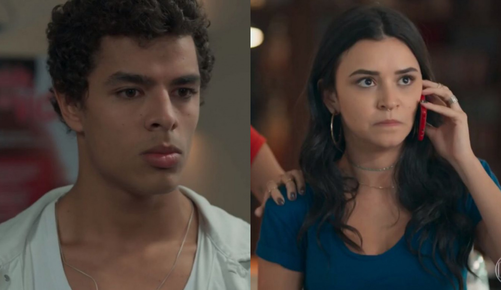 Tato (Matheus Abreu) e K1 (Talita Younan) de Êta Mundo Bom!