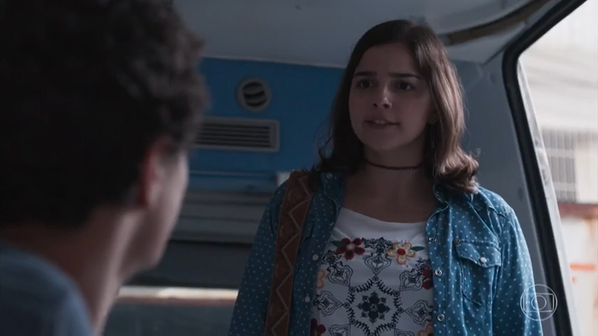 Tato (Matheus Abreu) e Keyla (Gabriela Medvedovski) em Malhação
