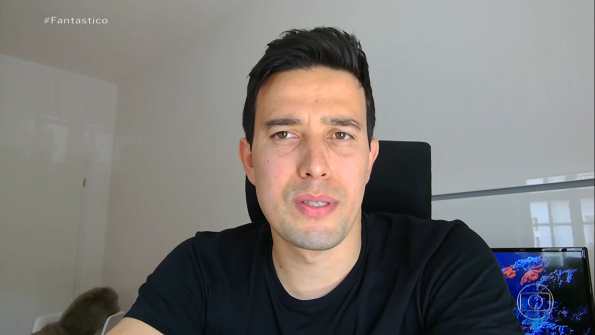 Thiago Salvático em matéria do Fanstástico