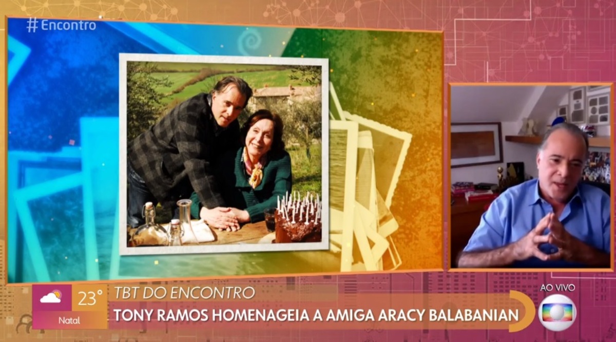 Tony Ramos falou no Encontro sobre Aracy Balabanian