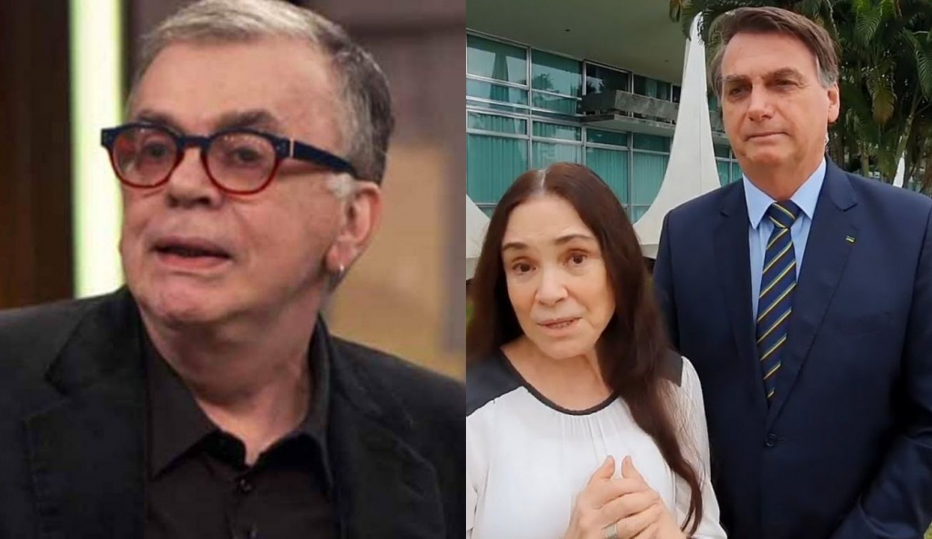 Walcyr Carrasco, Regina Duarte e Jair Bolsonaro