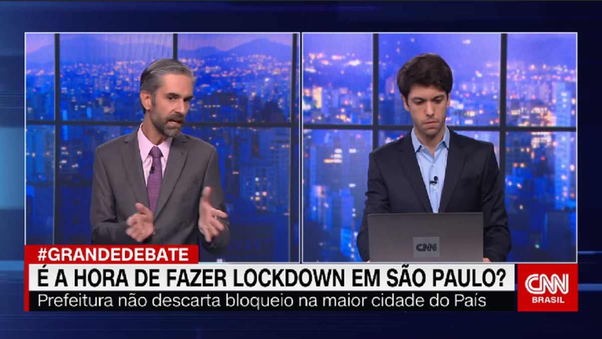 Augusto Botelho e Caio Coppolla, em O Grande Debate