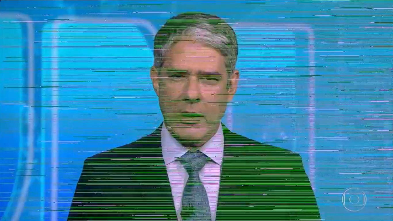 William Bonner em escalada 'falhada' do Jornal Nacional (Reprodução / Twitter)