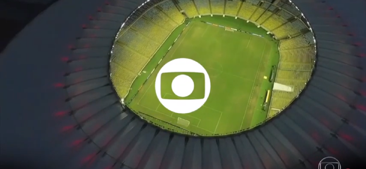 Frame de chamada de reprises do futebol na Globo