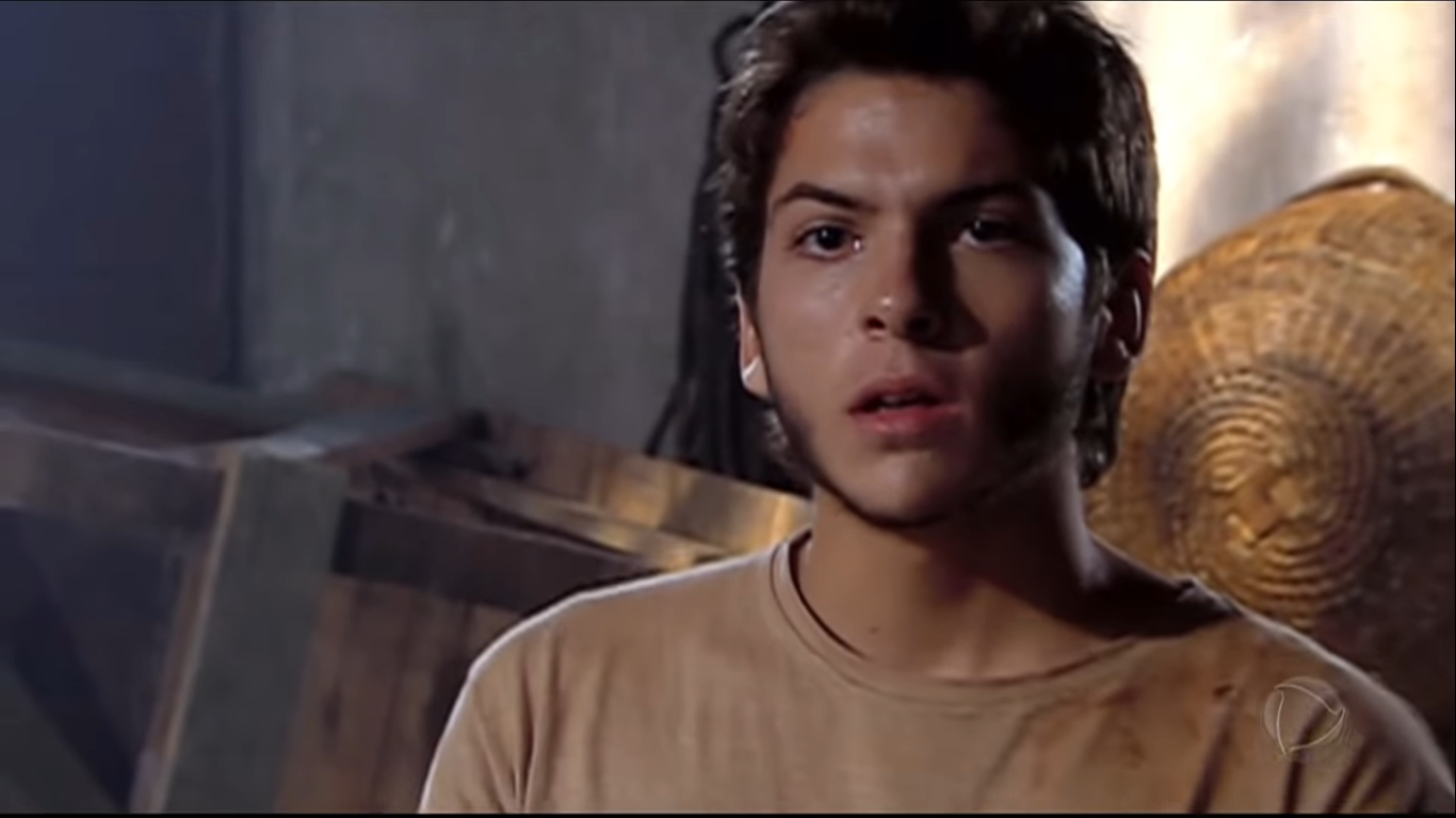 Hélder Agostini como Demétrio em Os Mutantes (Reprodução / YouTube)