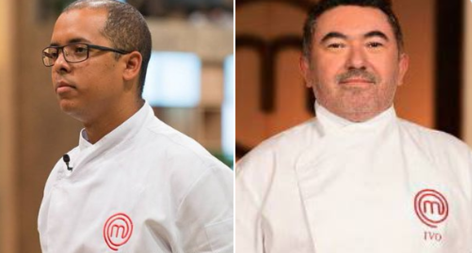 João Lima (à esquerda) e Ivo Lopes (à direita), participantes do MasterChef: Profissionais (Divulgação / Band)