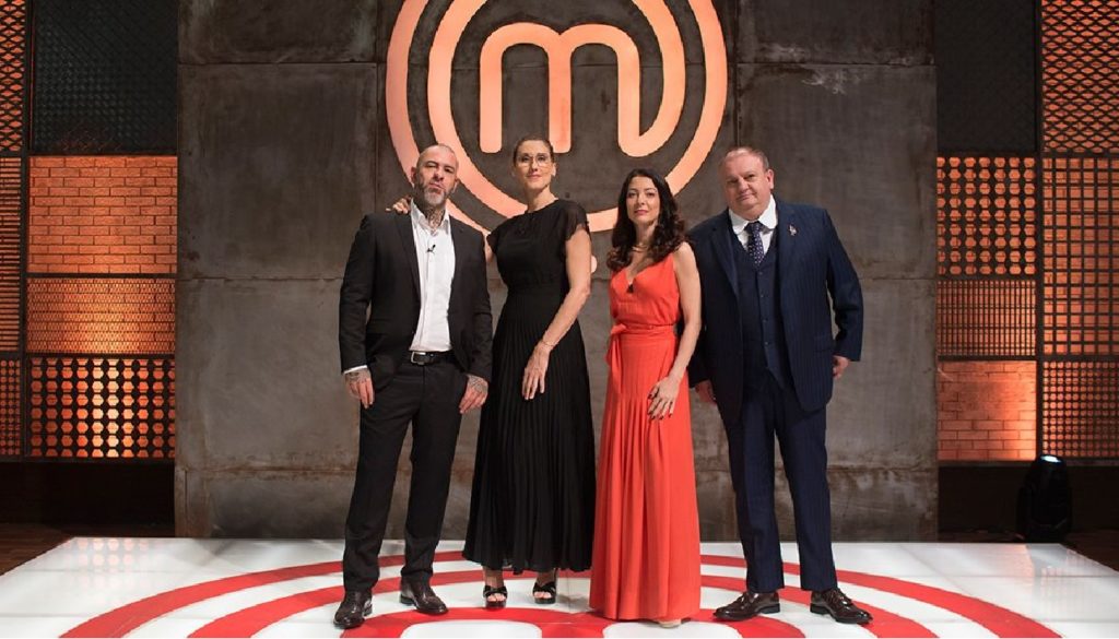 Henrique Fogaça, Paola Carosella, Ana Paula Padrão e Erick Jacquin (Divulgação / Band)