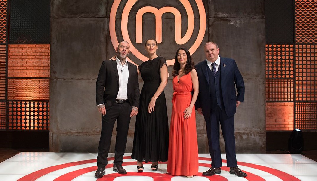 Henrique Fogaça, Paola Carosella, Ana Paula Padrão e Erick Jacquin (Divulgação / Band)