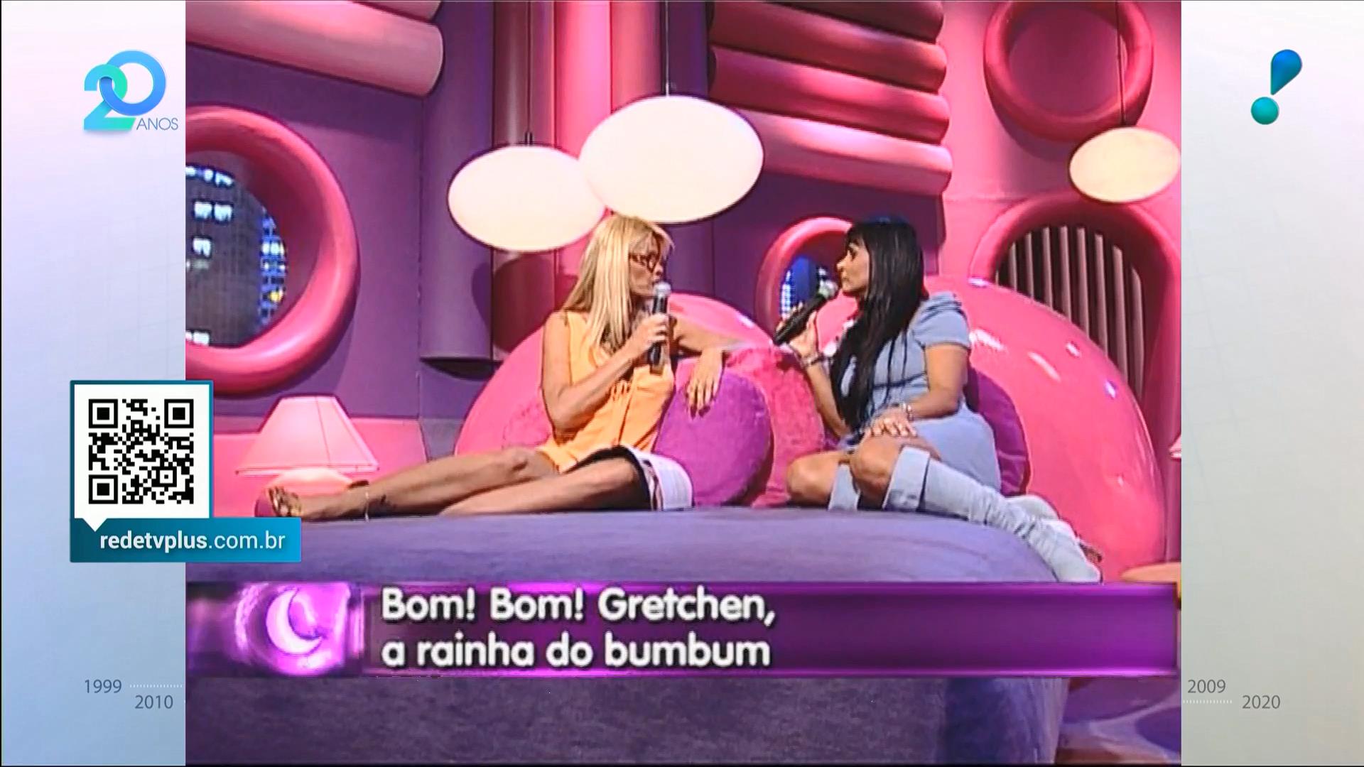 Monique Evans e Gretchen no Noite Afora (Reprodução / Twitter)