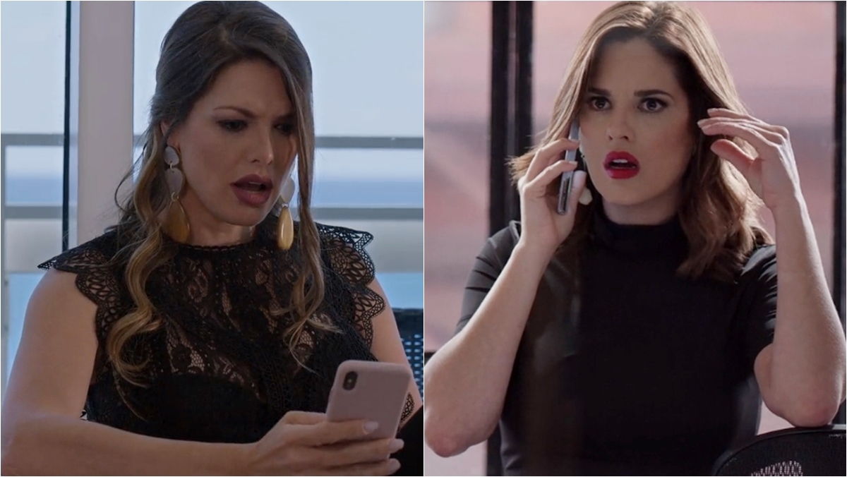 Marcela se enfurece com Catalina (Reprodução: Netflix)