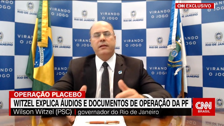 Governador do Rio de Janeiro Wilson Witzel, no Expreso CNN