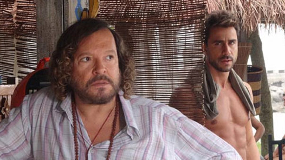 Álvaro (Wolf Maya) e Enzo (Júlio Rocha) em Fina Estampa