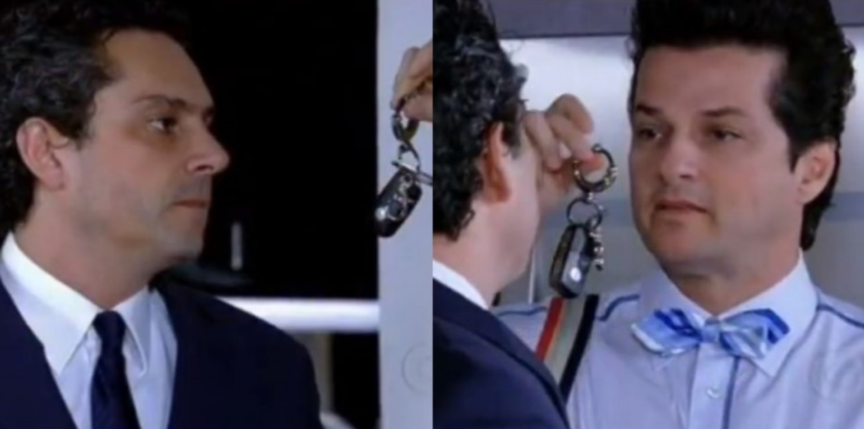 Baltazar (Alexandre Nero) e Crô (Marcelo Serrado) de Fina Estampa