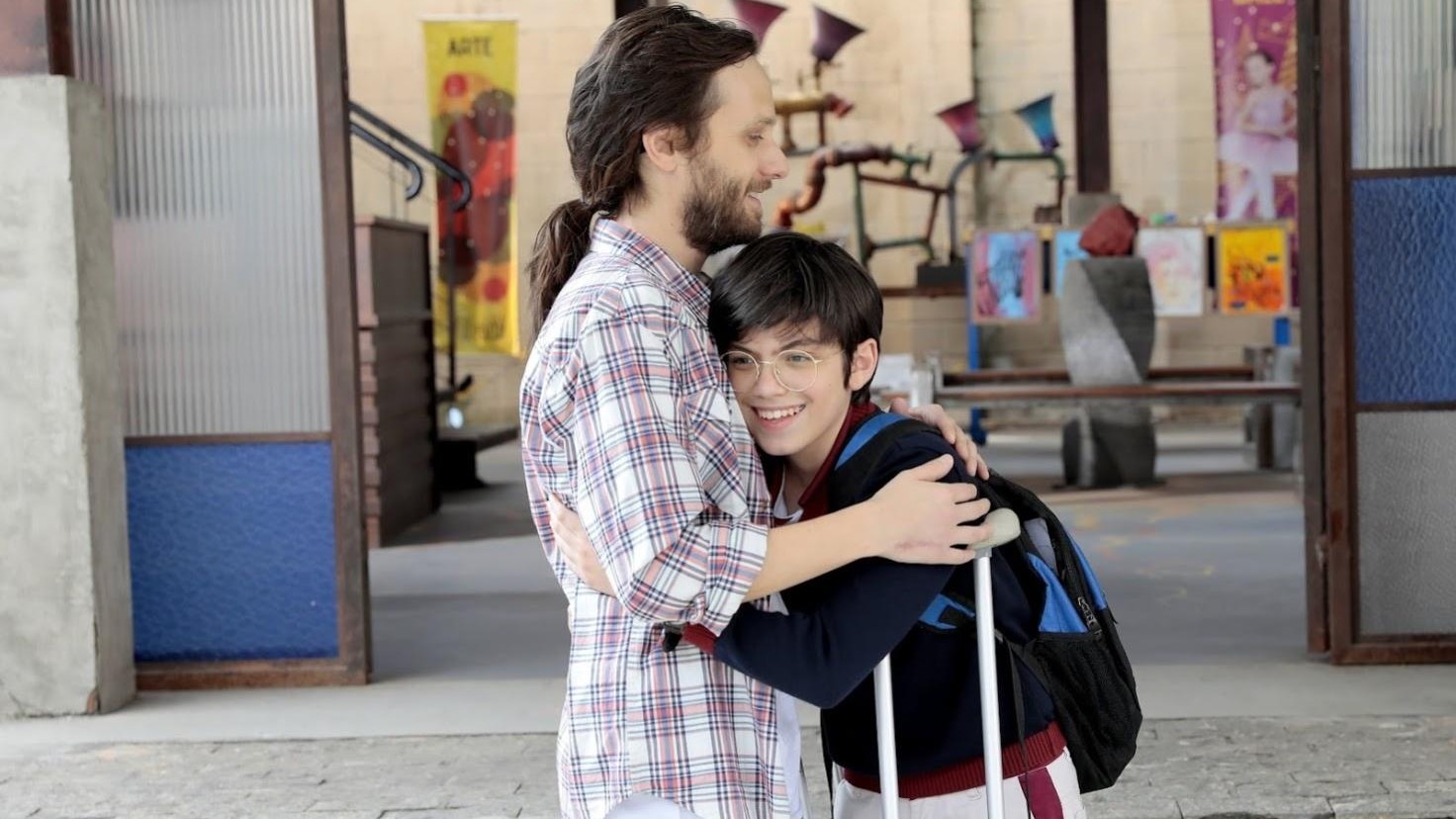 Cássio (Gutto Szuster) e Bento (Davi Campolongo) em As Aventuras de Poliana