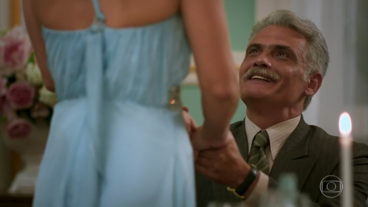 Diana (Priscila Fantin) e Severo (Tarcísio Filho) em Êta Mundo Bom!