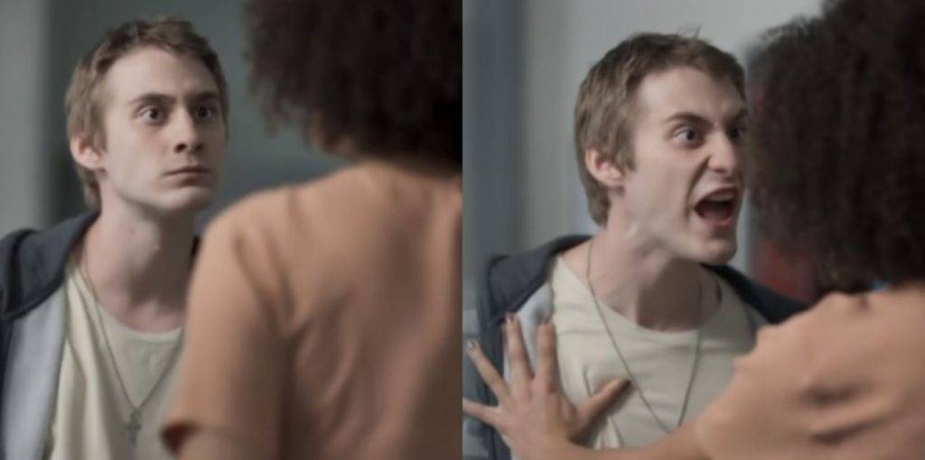 Dogão (Giovanni Gallo) e Dóris (Ana Flávia Cavalcanti) de Malhação - Viva a Diferença