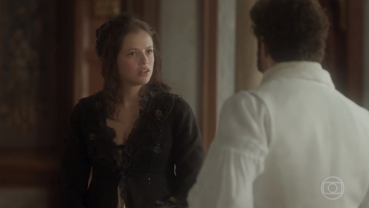 Domitila (Agatha Moreira) e Dom Pedro (Caio Castro) de Novo Mundo